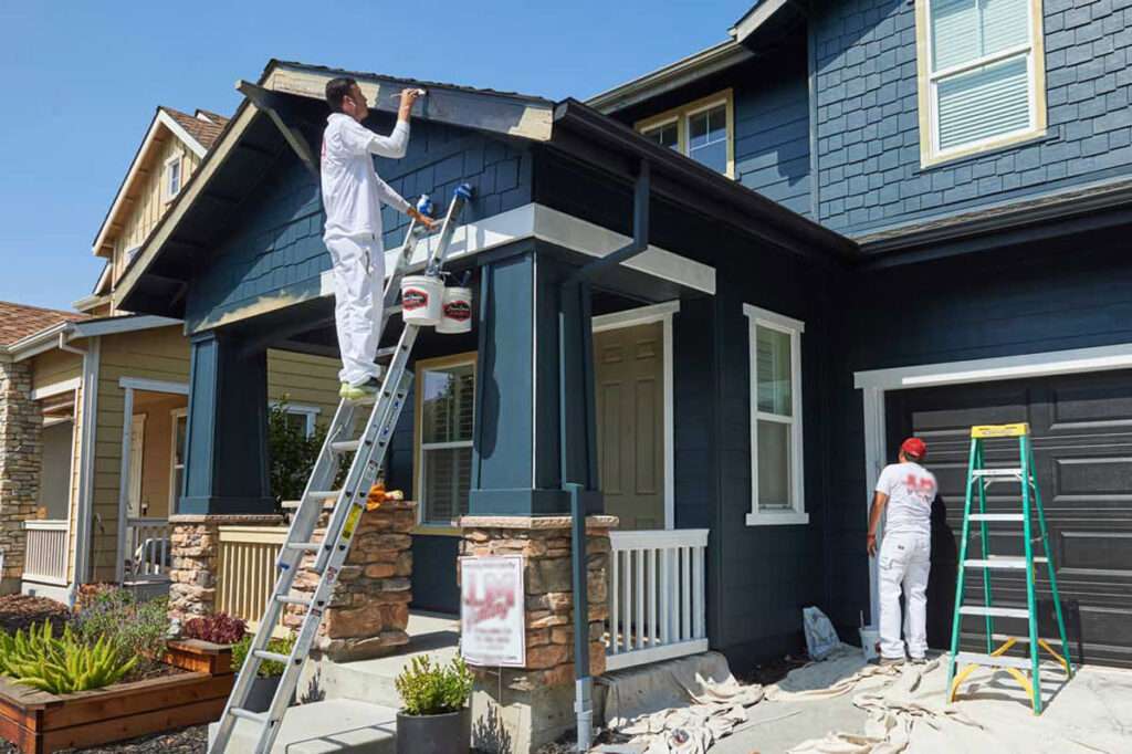 Best Painting Services in Singapore – Modern House Exterior Painted with Premium Quality Paint | Professional Home and Condo Painting Services